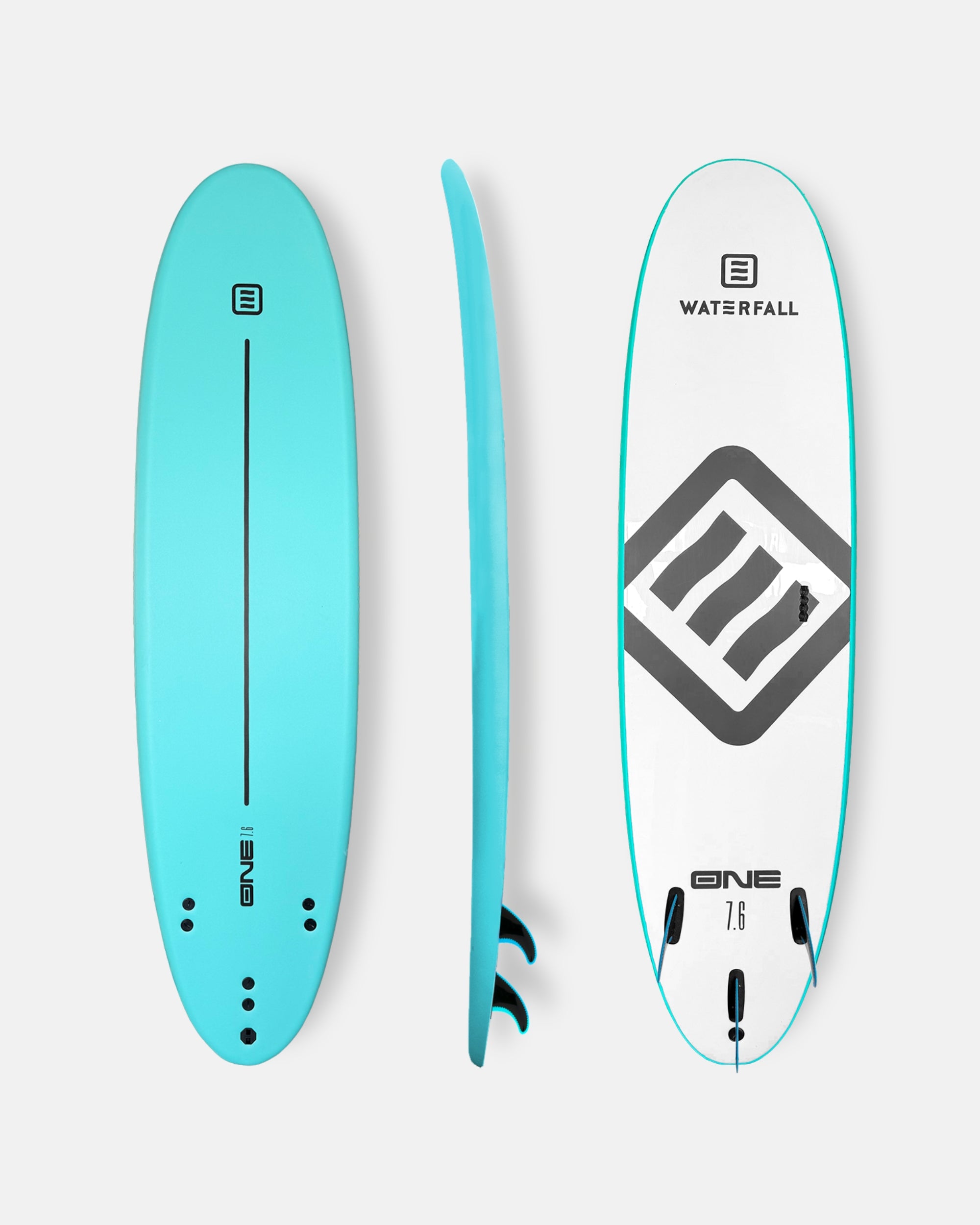 Surfboard Waterfall One 7'6 Blue
