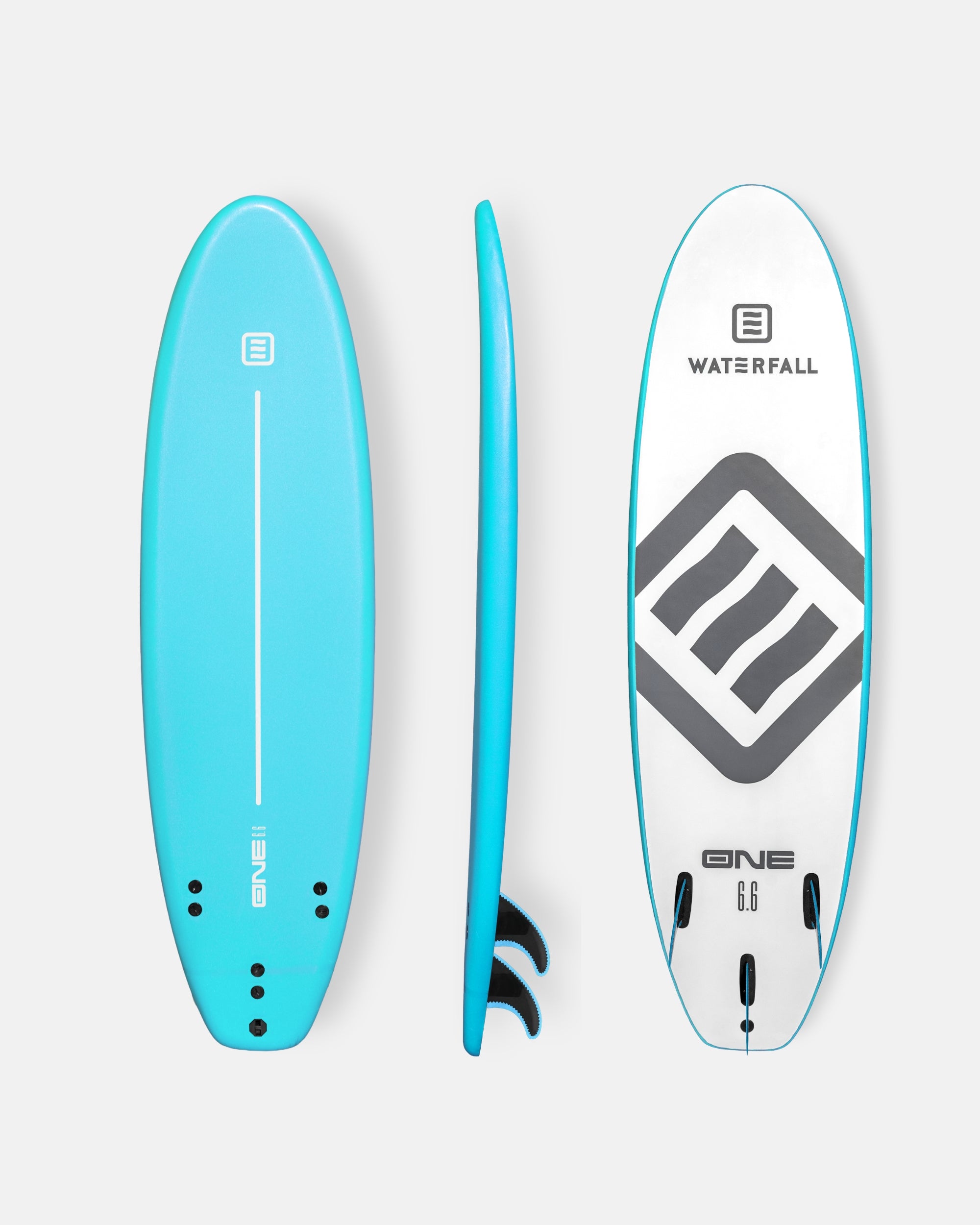 Surfboard Waterfall One 6’6 Blue