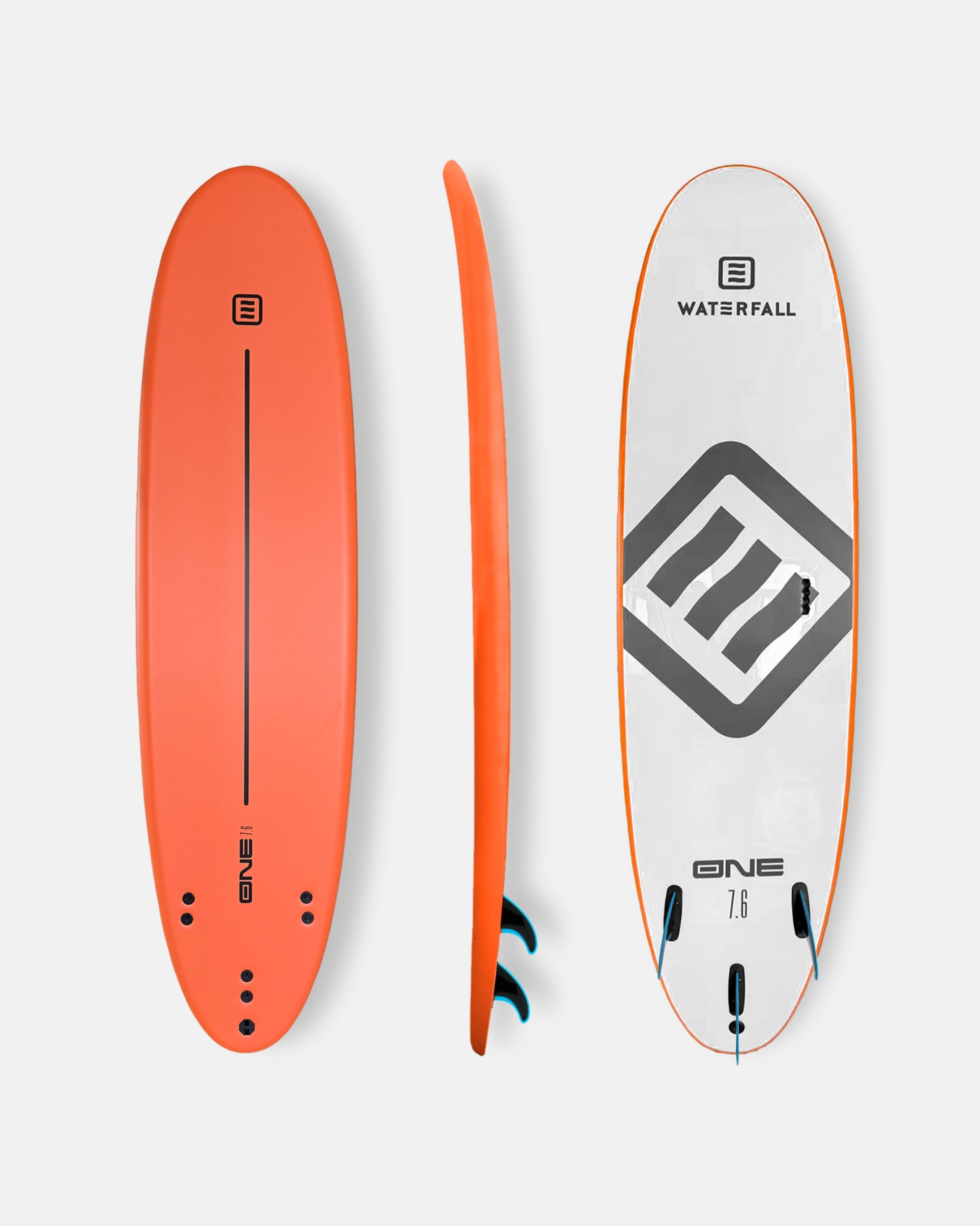 Surfboard Waterfall One 7'6 Orange