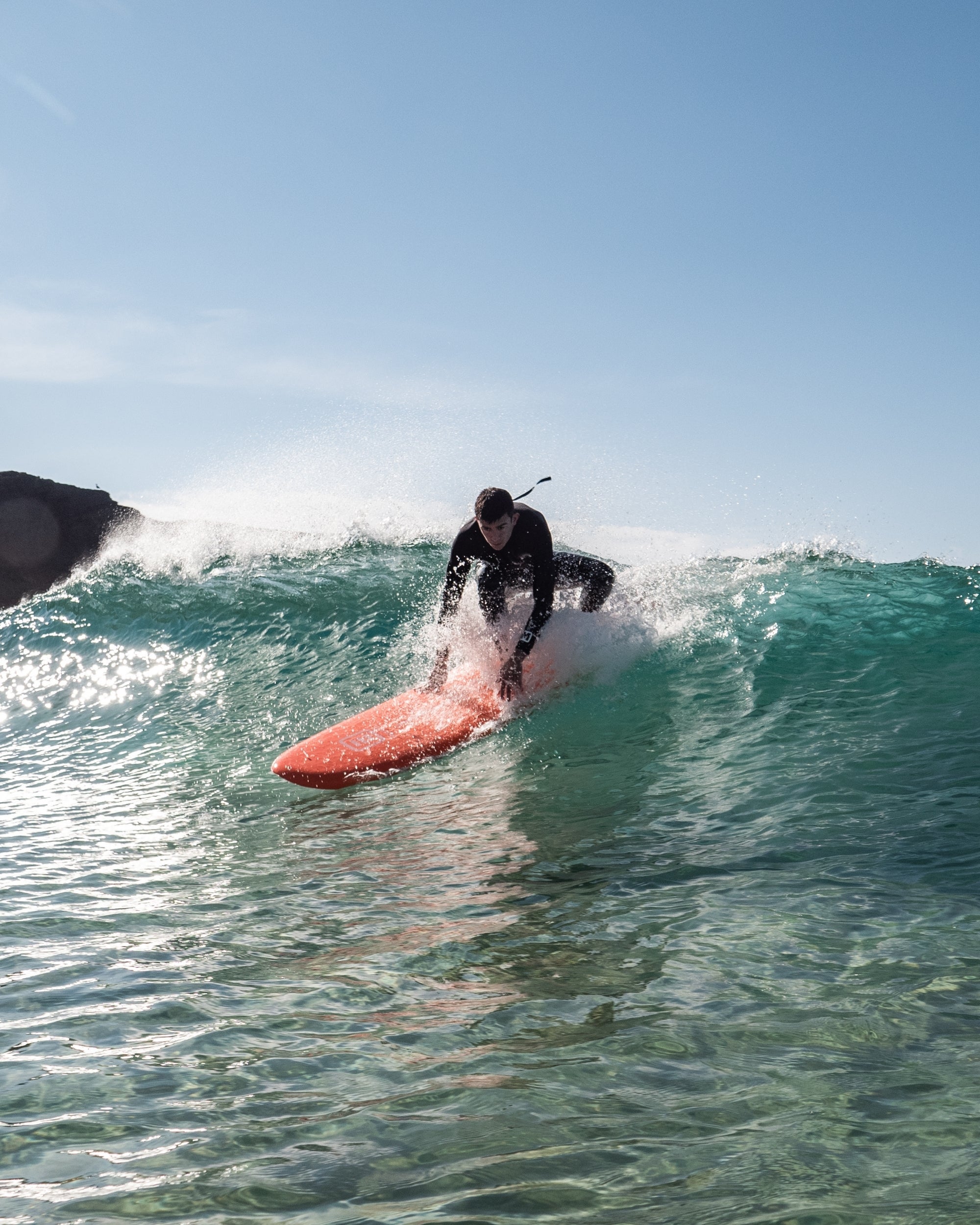 Surfboard Waterfall One 7'6 Orange