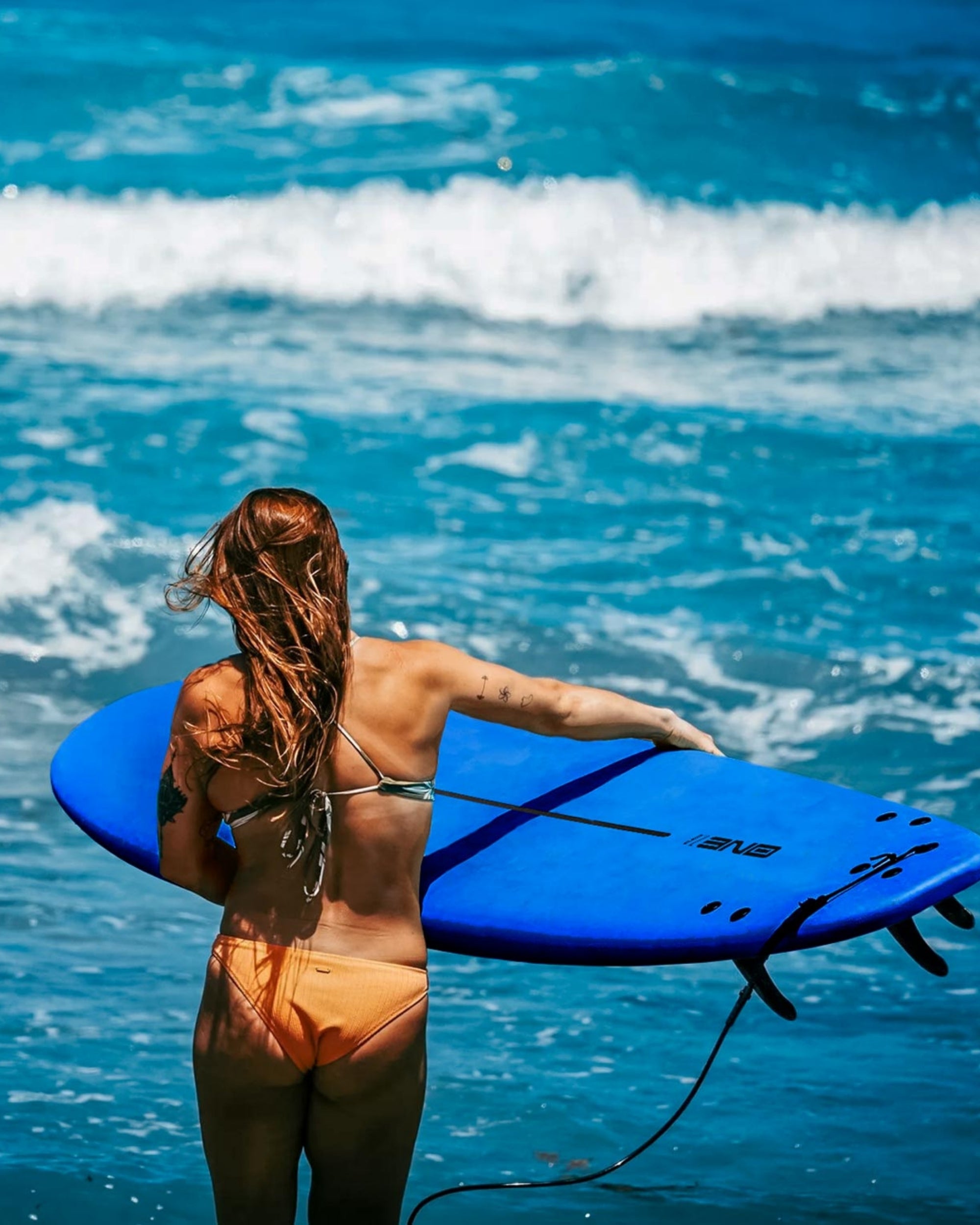 Surfboard Waterfall One 7″ Blue