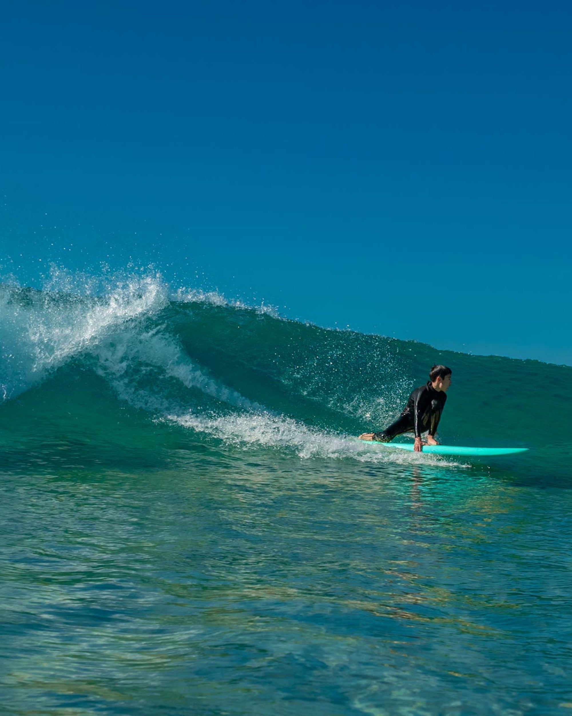 Surfboard Waterfall One 7'6 Blue